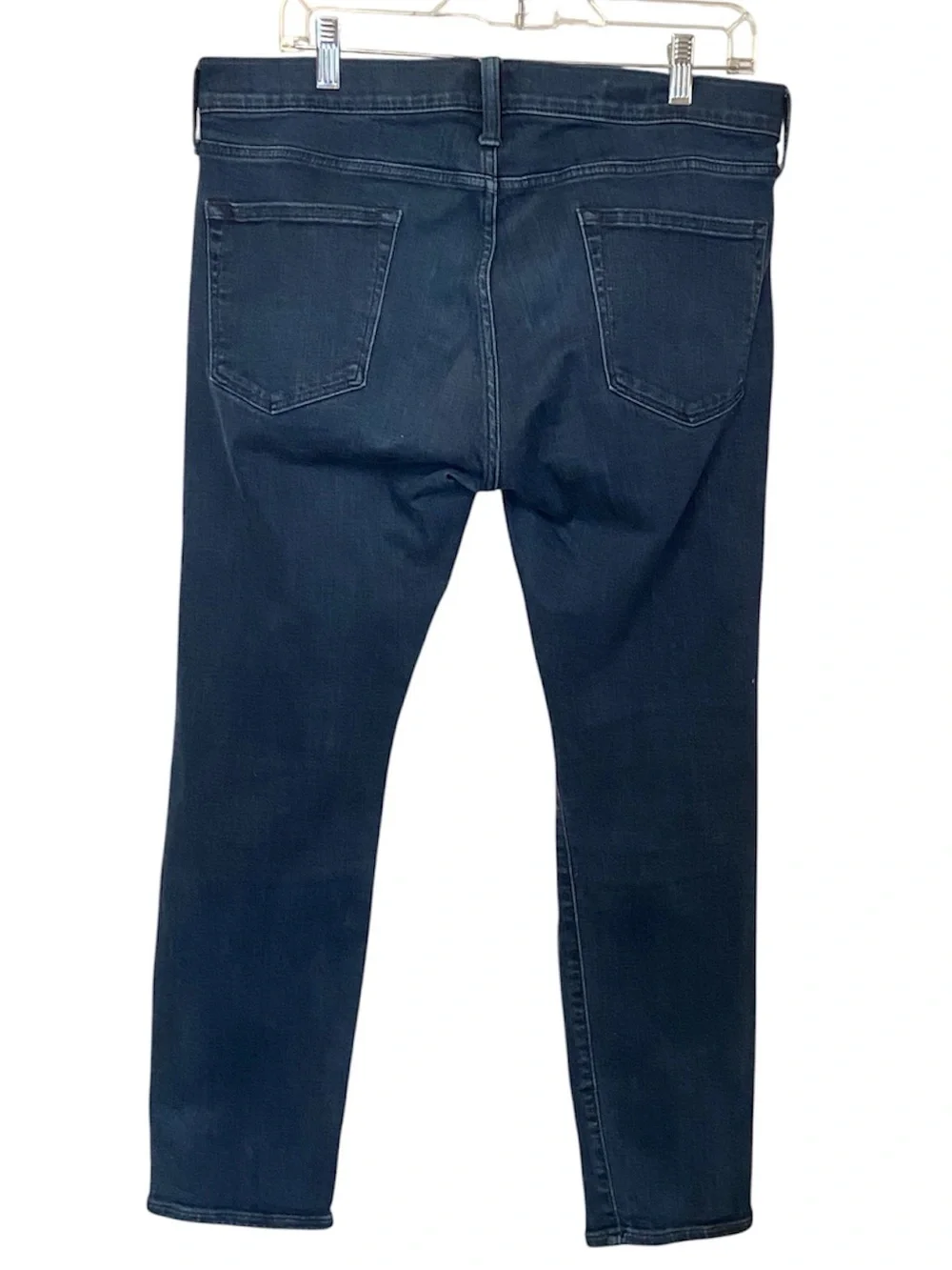 J.Crew Men’s Dark Wash Stretch Jeans 35X29 Slim Straight Blue‎ Denim